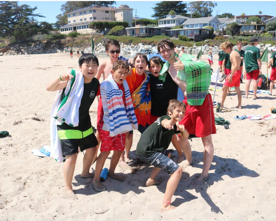 Boys at the beach