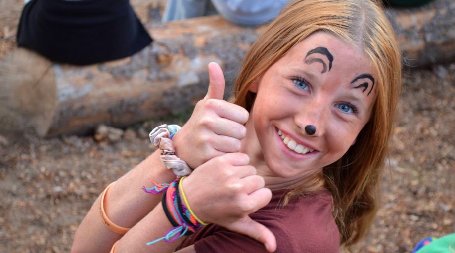 girl at Huntington Lake